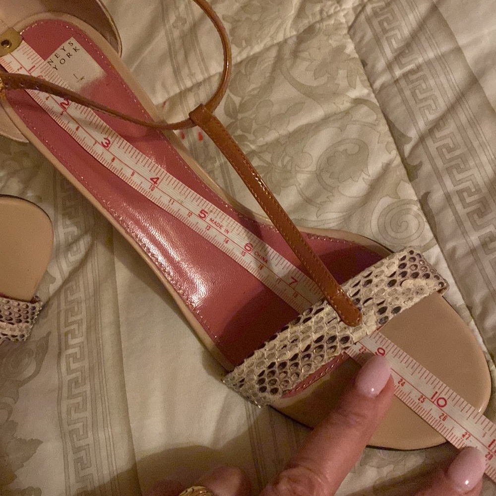 Sergio Rossi heels nude snake skin and   size 40.5 - Picture 9 of 10